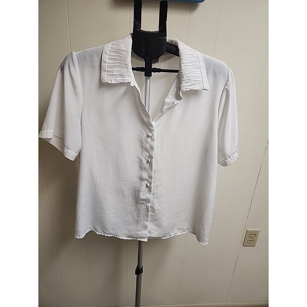 Womens‎ 14 White blouse Loren Lee - Picture 2 of 9